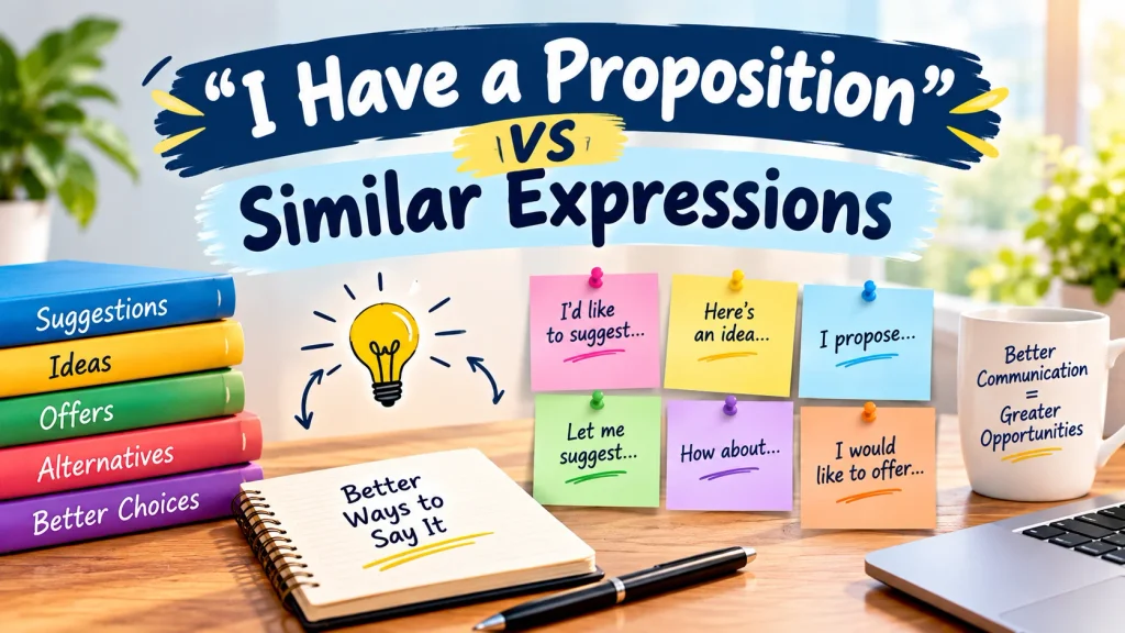 i-have-a-proposition-vs-similar-expressions